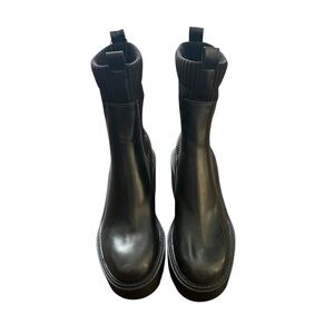 Zara Block heel height boots